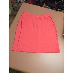 David Hollis Salmon Colored Skirt Sz XL